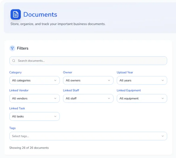 Documents UI Preview